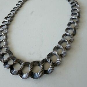 Smooth Sterling Silver-Link Women's Necklace